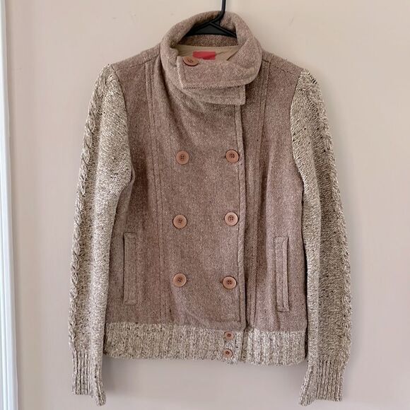 Womens’ Lux Wool Blend Sweater Jacket Size S - Picture 1 of 4
